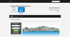 Desktop Screenshot of centralapartments.es